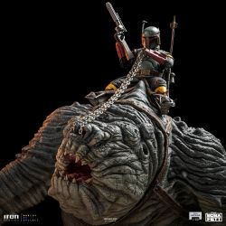 Figurines Boba Fett et le Rancor Iron Studios Demi Art Scale (Star Wars The Book of Boba Fett)