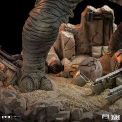 Boba Fett and Rancor Iron Studios figures Demi Art Scale (Star Wars The Book of Boba Fett)
