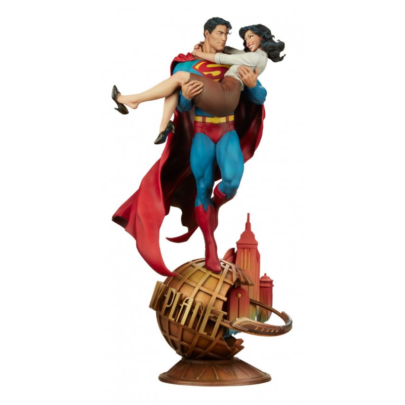 Superman et Lois Lane Sideshow (diorama DC Comics)