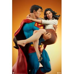 Superman et Lois Lane Sideshow (diorama DC Comics)