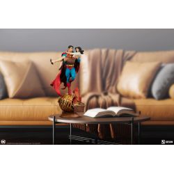 Superman et Lois Lane Sideshow (diorama DC Comics)