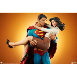 Superman et Lois Lane Sideshow (diorama DC Comics)