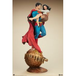 Superman et Lois Lane Sideshow (diorama DC Comics)