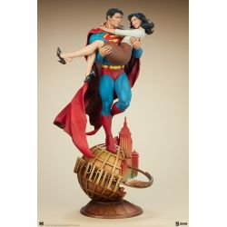 Superman et Lois Lane Sideshow (diorama DC Comics)