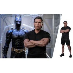 Bruce Wayne (and Batman Armory) Hot Toys Movie Masterpiece figure MMS702 (Batman the dark knight rises)