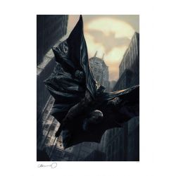 Batman (Descent on Gotham) Sideshow Fine Art Print poster (DC)