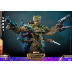Groot (deluxe) Hot Toys Movie Masterpiece figure MMS707 (Guardians of the galaxy vol 3)