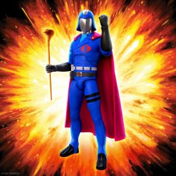 Cobra Commander Super7 figure Ultimates (GI Joe)