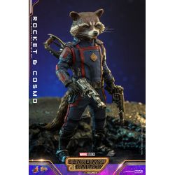 Rocket and Cosmo Hot Toys Movie Masterpiece figures MMS708 (Guardians of the Galaxy vol 3)