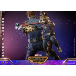 Rocket and Cosmo Hot Toys Movie Masterpiece figures MMS708 (Guardians of the Galaxy vol 3)