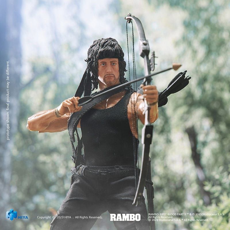 John Rambo Hiya Toys (figurine Rambo 2 : first blood)