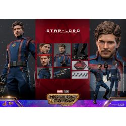 Star-Lord Hot Toys Movie Masterpiece figure MMS709 (Guardians of the galaxy vol 3)