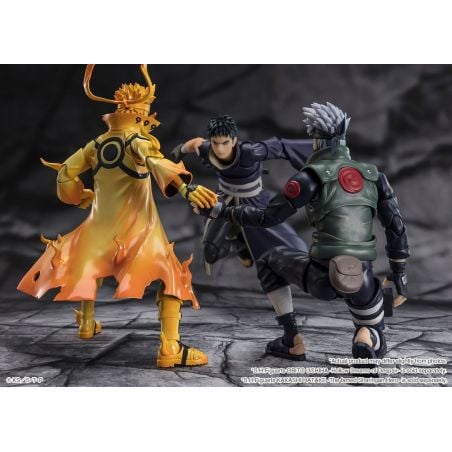 Naruto figurine S.H. Figuarts Naruto Uzumaki (Kurama Link Mode) -  Courageous Strength That Binds - 15 cm