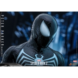 Figurine Peter Parker (black suit) Hot Toys VGM56 (Marvel's Spider-Man 2)