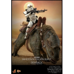 Figurines Hot Toys Sandtrooper Sergeant and Dewback MMS722 (Star Wars Episode 4 Un Nouvel Espoir)