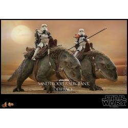 Sandtrooper Sergeant and Dewback Hot Toys figures MMS722 (Star Wars Episode 4 a new hope)