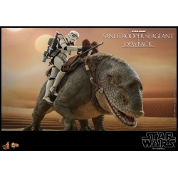 Sandtrooper Sergeant and Dewback Hot Toys figures MMS722 (Star Wars Episode 4 a new hope)