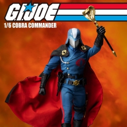 Cobra Commander ThreeZero figure (GI Joe)