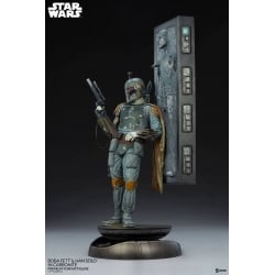 Boba Fett Sideshow Premium Format statue (with Han Solo in Carbonite) (Star Wars)