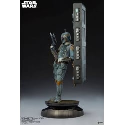 Boba Fett Sideshow Premium Format statue (with Han Solo in Carbonite) (Star Wars)