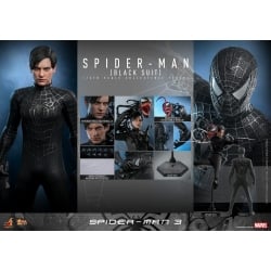 Spider-Man (Black Suit) Hot Toys Movie Masterpiece figure MMS727 (Spider-Man 3)