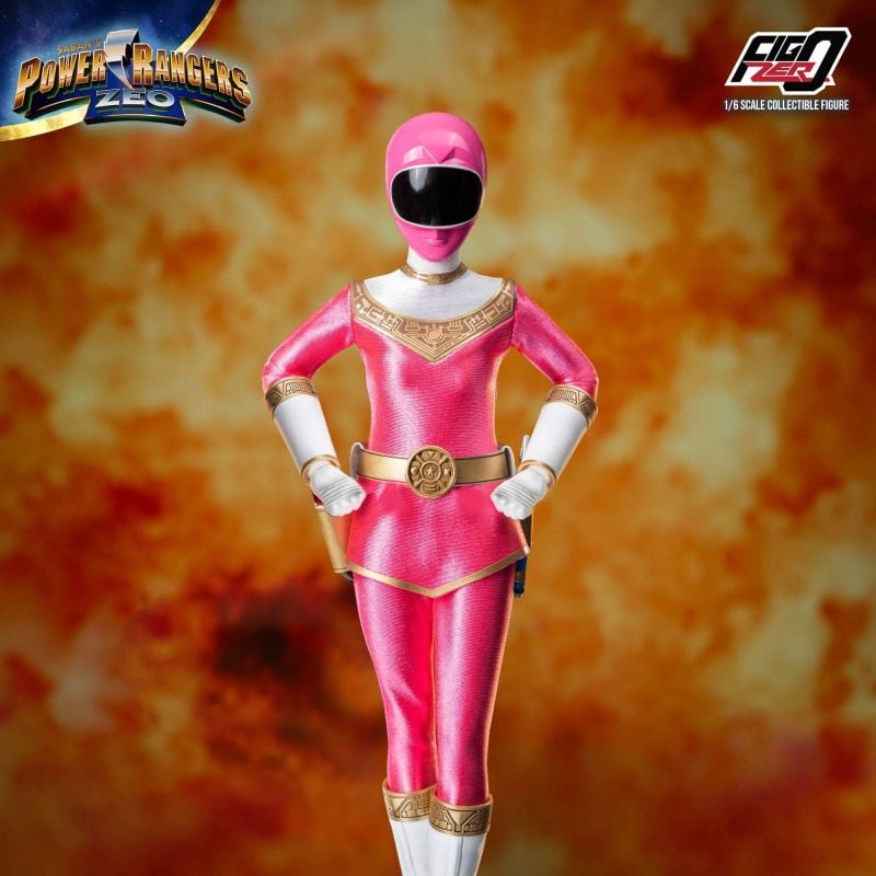 Zeo Ranger I Pink (Rose) ThreeZero FigZero figure (Power Rangers Zeo)