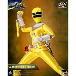 Figurine Zeo Ranger II Yellow (Jaune) ThreeZero FigZero (Power Rangers Zeo)