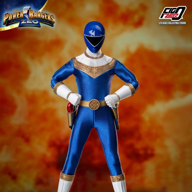 Zeo Ranger III Blue (Bleu) ThreeZero FigZero figure (Power Rangers Zeo)