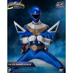 Zeo Ranger III Blue (Bleu) ThreeZero FigZero figure (Power Rangers Zeo)