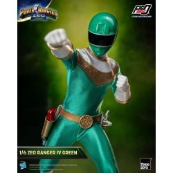 Zeo Ranger IV Green (Vert) figurine FigZero ThreeZero (Power Rangers Zeo)