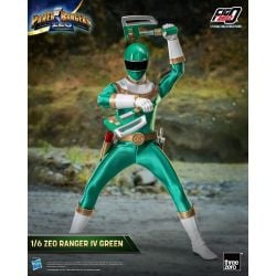 Zeo Ranger IV Green (Vert) ThreeZero FigZero figure (Power Rangers Zeo)