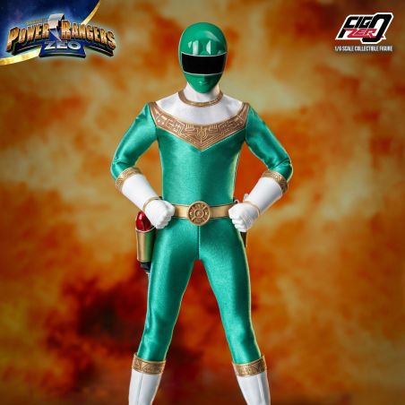 Zeo Ranger IV Green (Vert) figurine FigZero ThreeZero (Power Rangers Zeo)