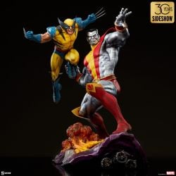Colossus et Wolverine Sideshow Fastball Special Premium Format 1/4 statue (X-Men)