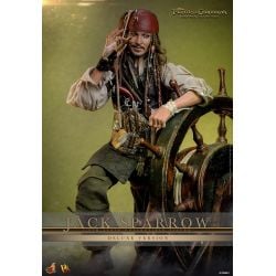 Jack Sparrow Hot Toys DX38 deluxe figurine 1/6 (Pirates des Caraïbes La Vengeance de Salazar)