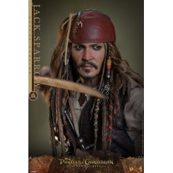 Jack Sparrow Hot Toys DX38 deluxe figurine 1/6 (Pirates des Caraïbes La Vengeance de Salazar)