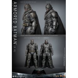 Armored Batman 2.0 Hot Toys MMS742D62 Movie Masterpiece figurine 1/6 (Batman V Superman Dawn of Justice)