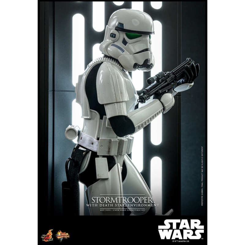 Stormtrooper With Death Star Hot Toys MMS736 1/6 action figure (Star Wars Power Of The Dark Side)