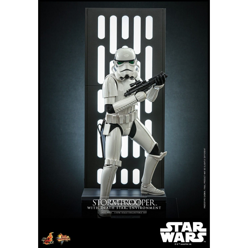 Stormtrooper With Death Star Hot Toys MMS736 1/6 action figure (Star Wars Power Of The Dark Side)