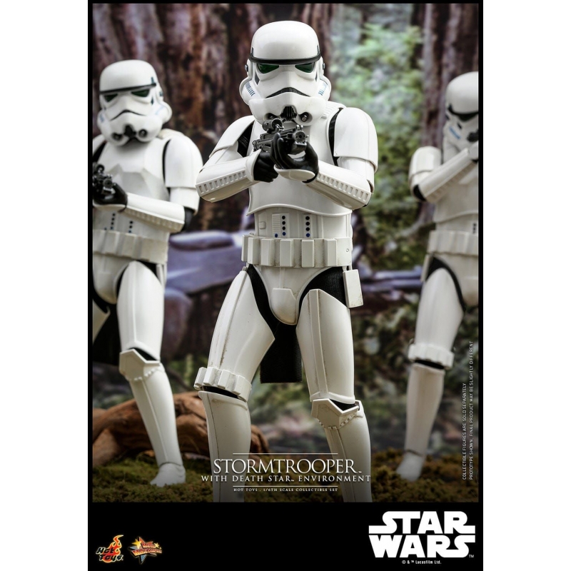 Stormtrooper With Death Star Hot Toys MMS736 1/6 action figure (Star Wars Power Of The Dark Side)