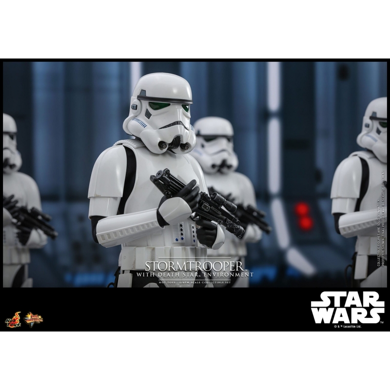 Stormtrooper With Death Star Hot Toys MMS736 1/6 action figure (Star Wars Power Of The Dark Side)