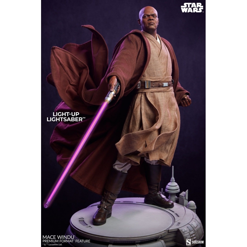 Mace Windu Sideshow Premium Format 1/4 statue (Star Wars Episode 3 Revenge Of The Siths)