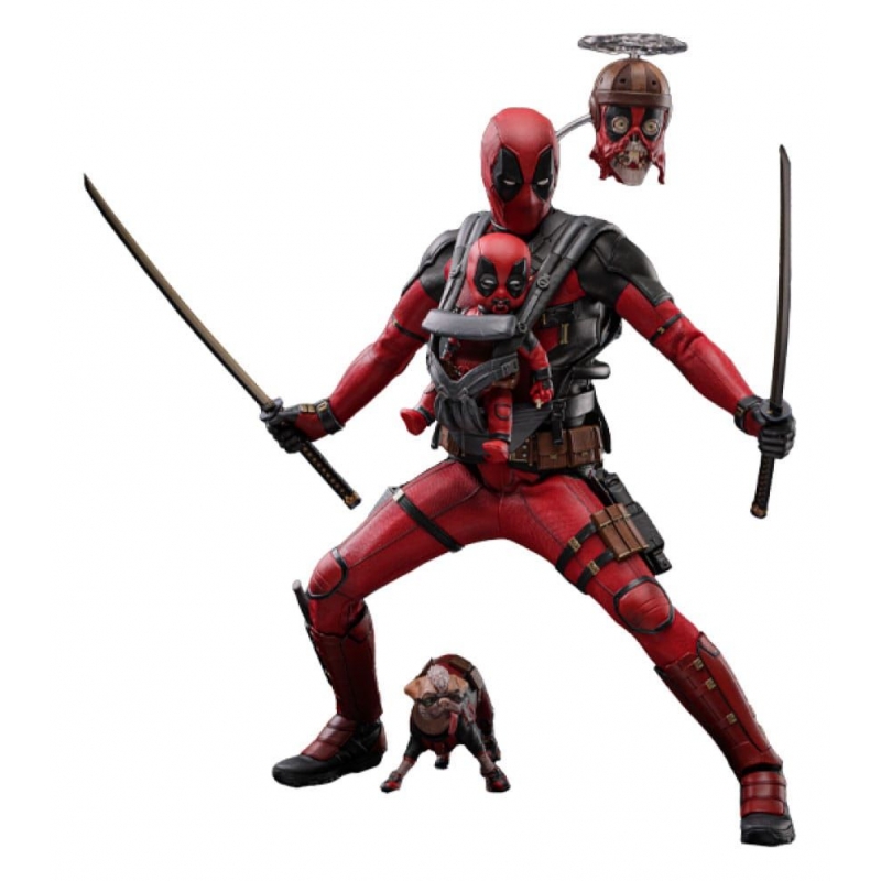 Deadpool Hot Toys MMS746 : figurine 1/6 Deadpool et Wolverine
