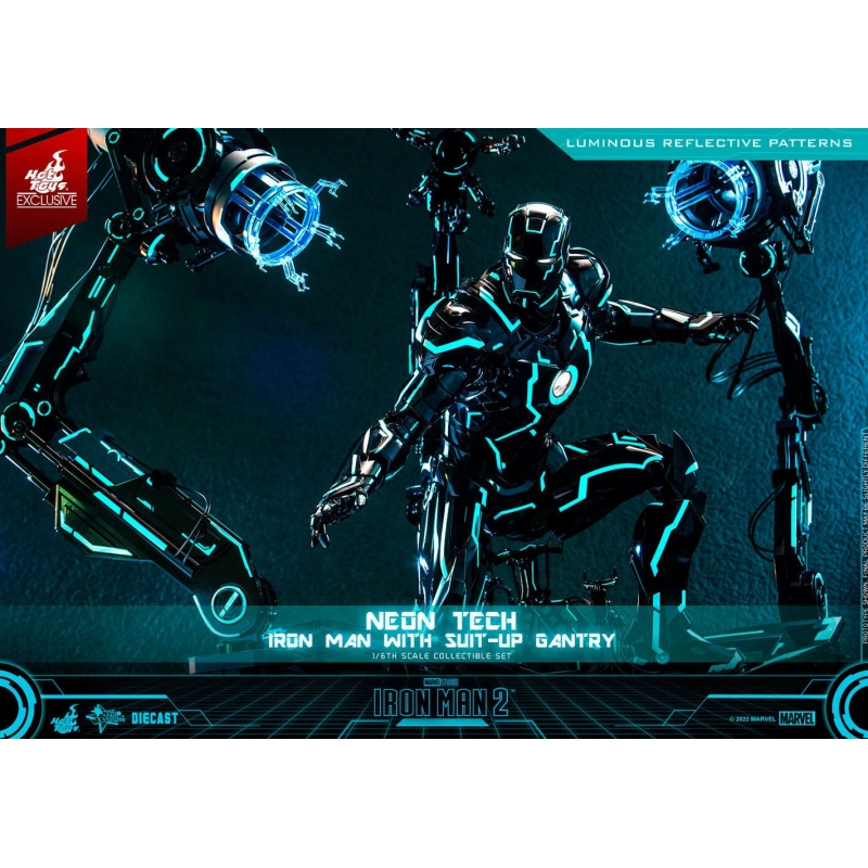 Neon Tech Iron Man Hot Toys Movie Masterpiece figure MMS672D50 (Iron Man)