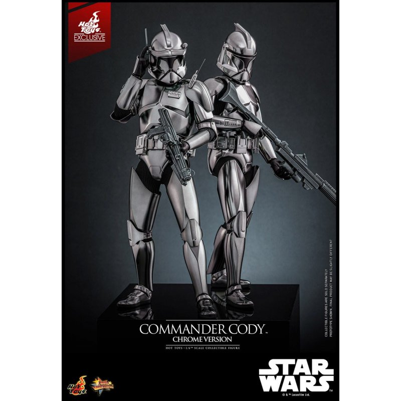 Commander Cody Chrome Version Hot Toys mms734 - Star Wars Episode 3 Revenge Of The Sith action figure 1/6