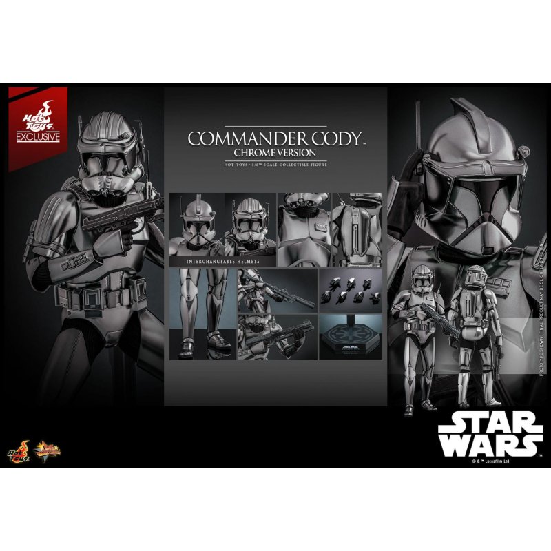 Commander Cody Chrome Version Hot Toys mms734 - Star Wars Episode 3 Revenge Of The Sith action figure 1/6