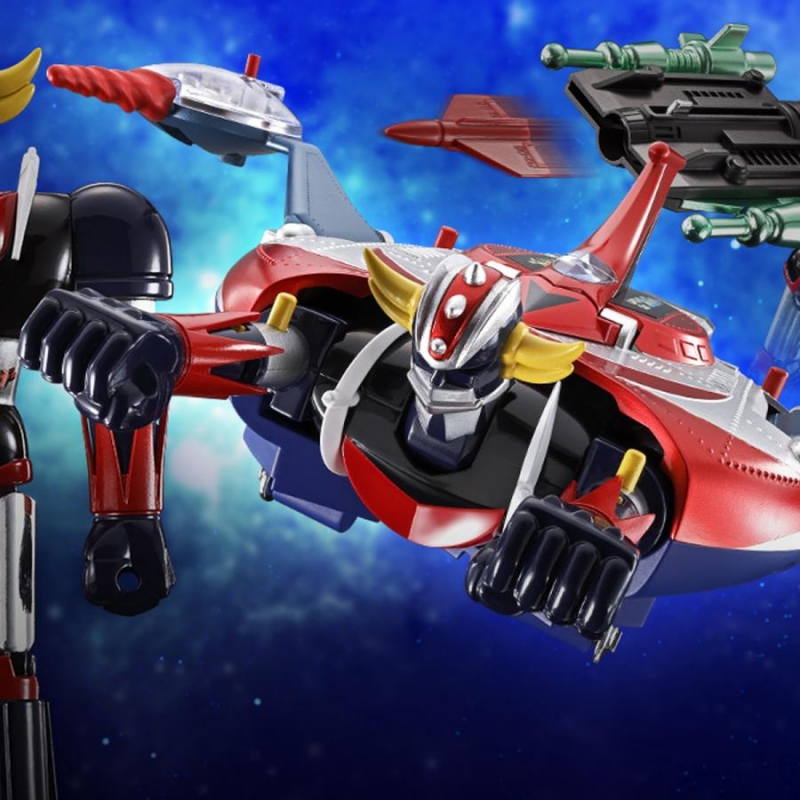 Grendizer UFO Spazer Popy Deluxe Soul Of Chogokin - Bandai tamashii Nations 14 cm action figure