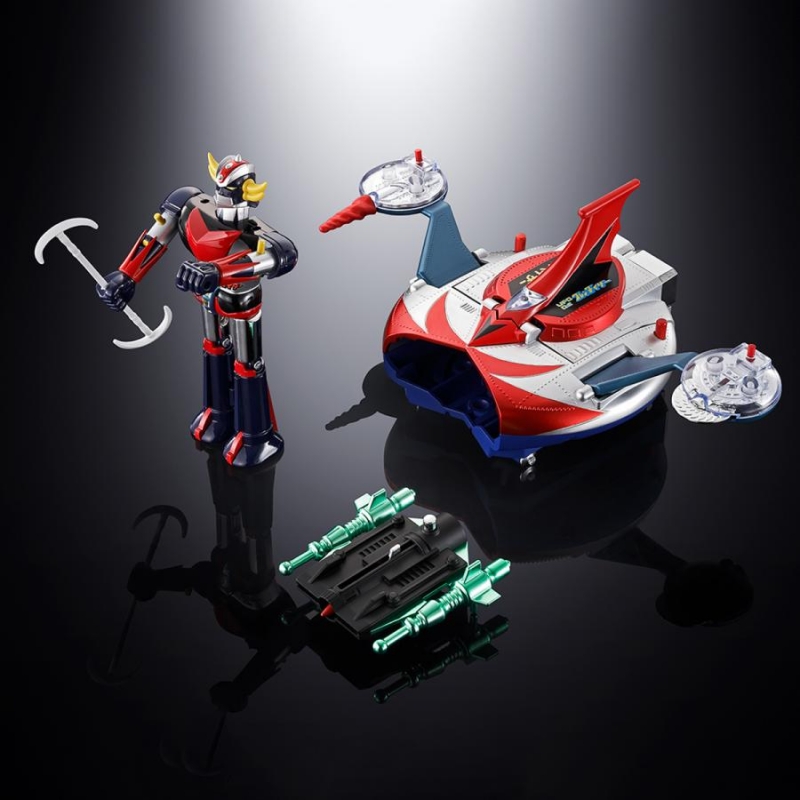 Grendizer UFO Spazer Popy Deluxe Soul Of Chogokin - Bandai tamashii Nations 14 cm action figure