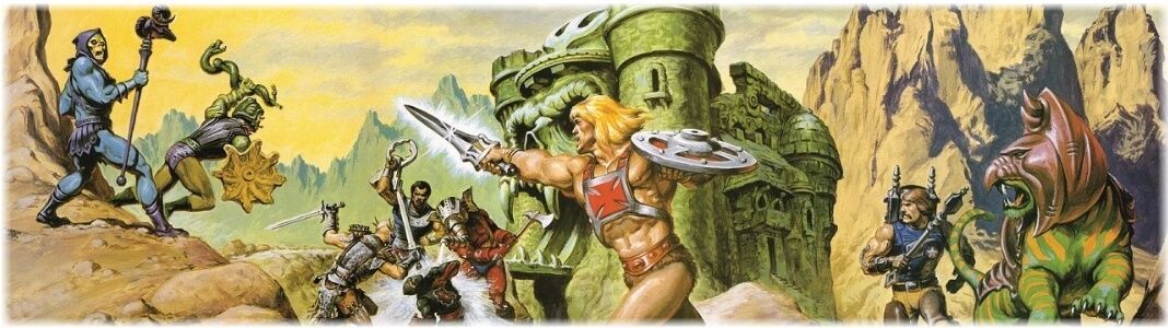 Masters of the Universe figures and statues