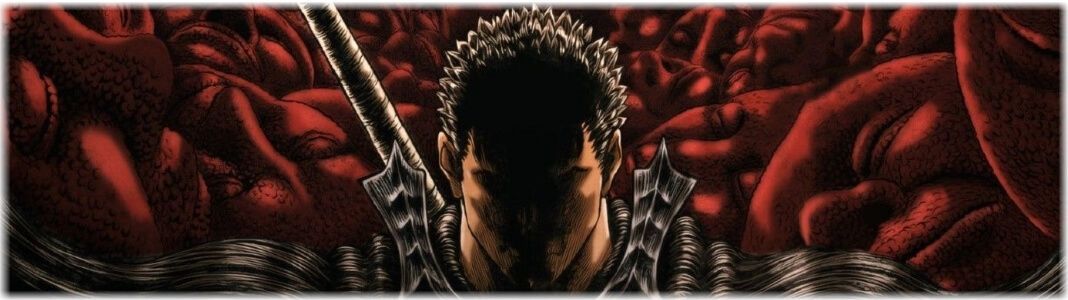 Berserk figures and statues