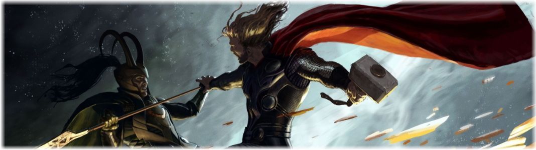 Thor figures and statues